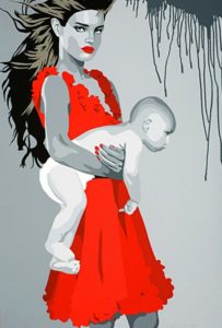 Silvia Papas: ”Single mother”, www.galleri-pingvin.no